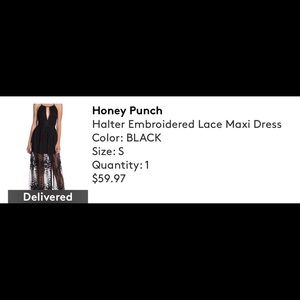 Halter lace maxi dress